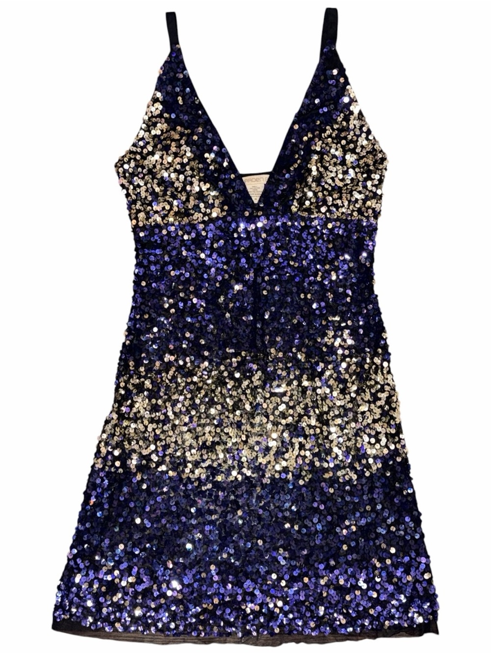 Y2K Vintage Arden B Sequined Mesh Mini Dress